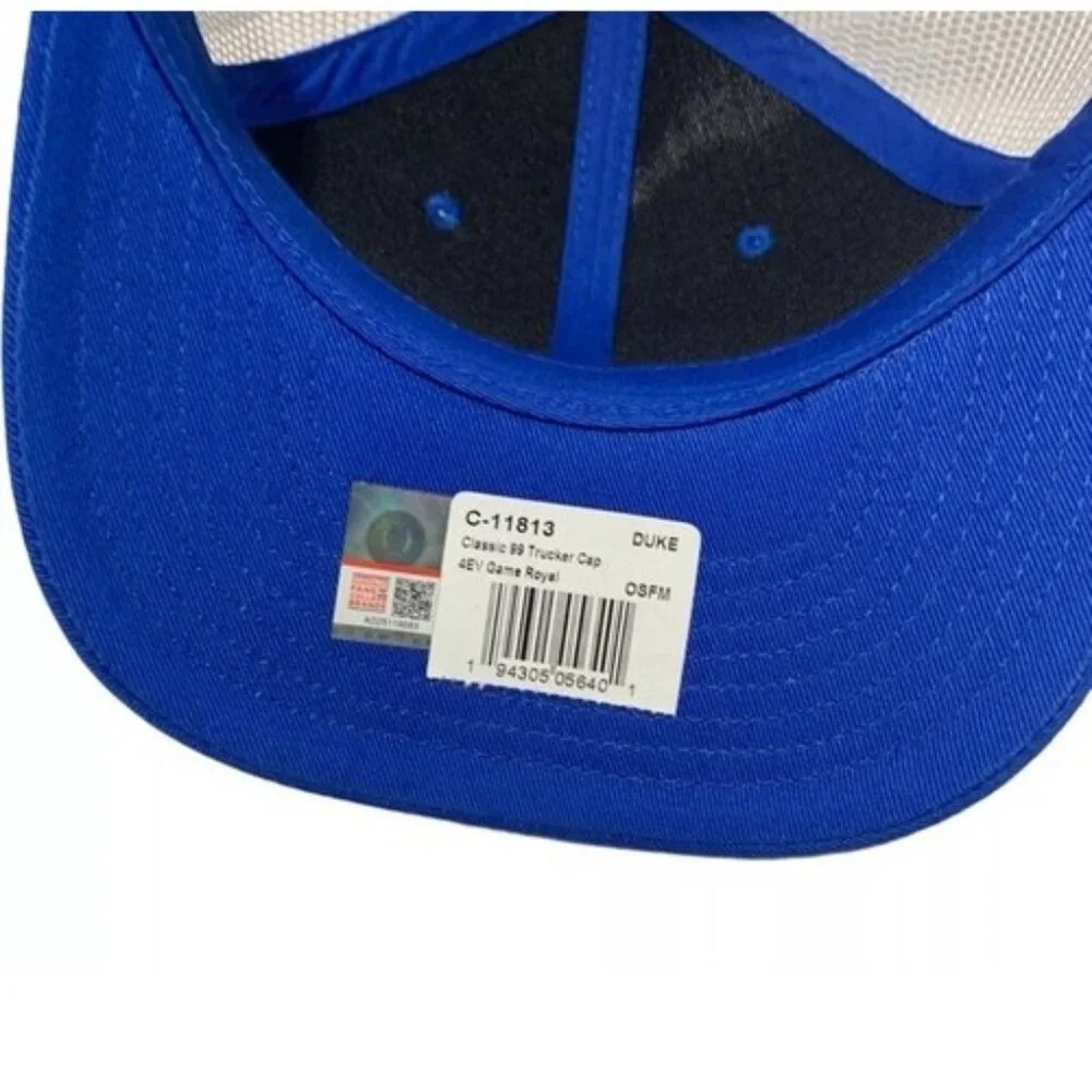 Nike Duke Blue Devils Classic 99 Alternate Trucker Adjustable Snapback Hat Cap - Picture 8 of 12
